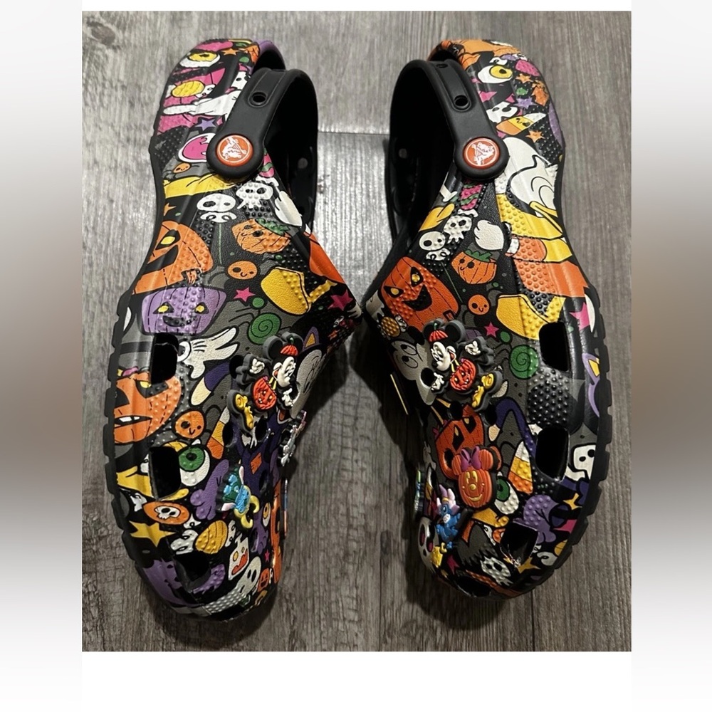 Disney Parks MICKEY & MINNIE Halloween ADULT CROCS M9/W11 men’s Halloween 2022 - Picture 5 of 11
